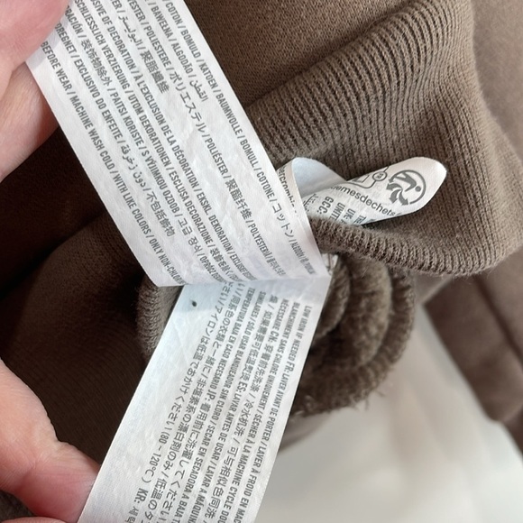 Hollister Mens Pullover Hoodie Relaxed Fit Coffee Quartz Brown Size XS *AS IS - Picture 12 of 15